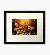 Glow Rose Framed Print
