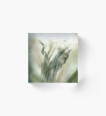 White Callas Acrylic Block