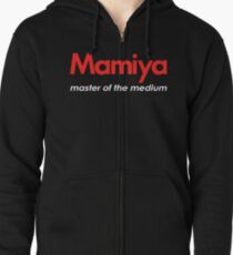 Mamiya Photography Logo Zipped Hoodie