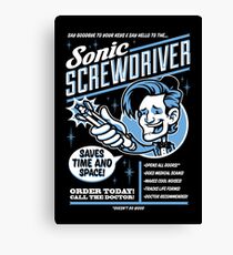 Sonic Screwdriver Ad Canvas Print