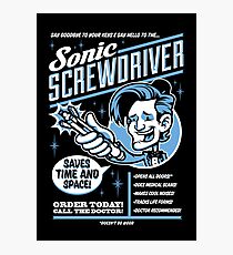 Sonic Screwdriver Ad Photographic Print