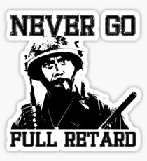 Never Go Full! Sticker
