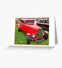 1930's Ford Coupe Greeting Card