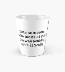 Date Someone Who - Mulder & Scully Tall Mug