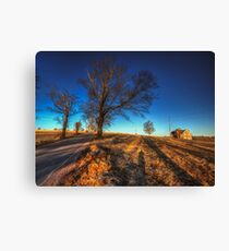 Along Hayfield Road March 2013 Canvas Print