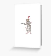 Narnia Reepicheep, the bravest of mice Greeting Card