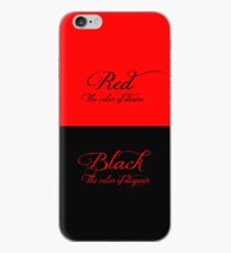 Vinilo o funda para iPhone Rojo y negro
