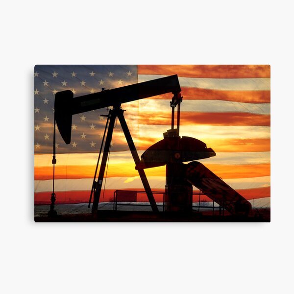 American Oil Canvas Print