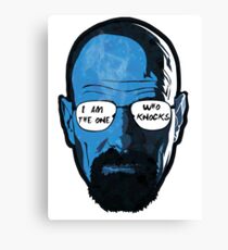 Heisenberg knock Canvas Print