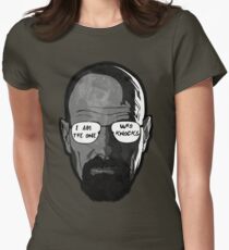 Walter White knocks Women's Fitted T-Shirt