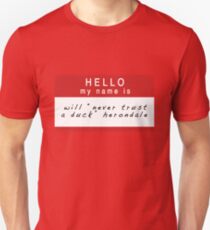 The Infernal Devices: Will's Name (Ver 1) Unisex T-Shirt