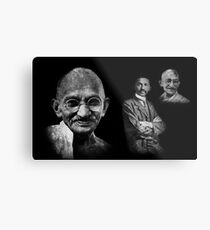 Lámina metálica Ghandi 2