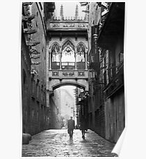 Barri Gotic, Barcelona Poster