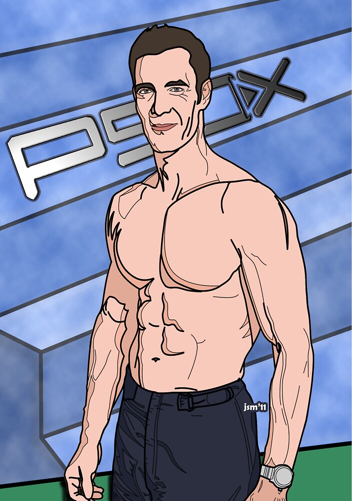 Tony Horton P90X Poster By ReapHavok Redbubble   Flat,1000x1000,075,f 