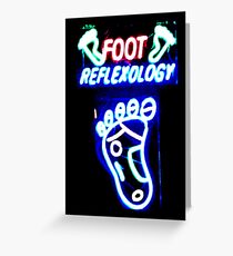 Reflexology Greeting Card
