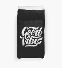 Good Vibes - Feel Good T-Shirt Design Duvet Cover