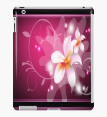 White and Pink Flowers iPad Case iPad Case/Skin