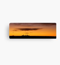 Denver Skyline. Canvas Print