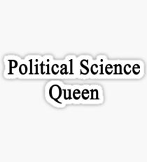 Political Science Queen Sticker