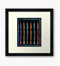 Rainbow of Oboes Framed Print