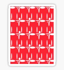 Retro Red Sticker