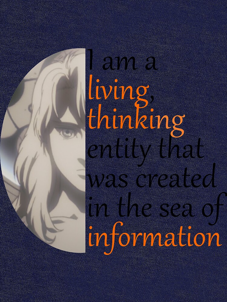 "Ghost in the Shell quote from the Puppet Master" Tshirt by