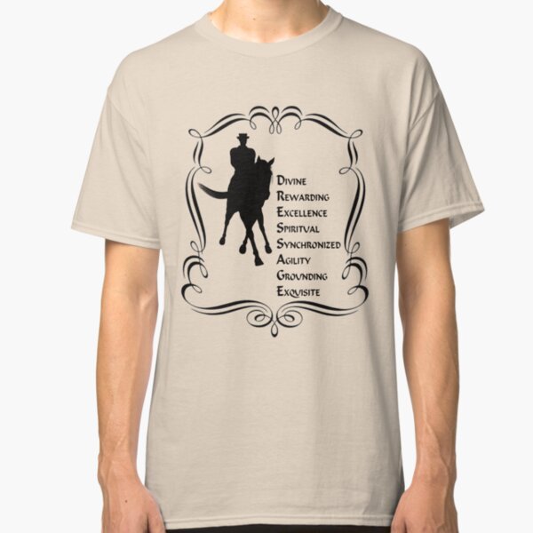 Dressage Is Horse Silhouette Classic T-Shirt