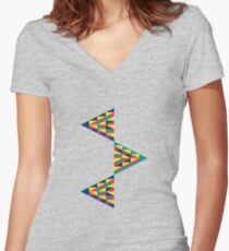 Formations Women's Fitted V-Neck T-Shirt