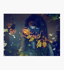 Autumn photographer. Photographic Print