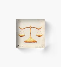 The Scales Acrylic Block