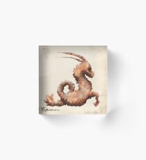 The Sea-Goat Acrylic Block