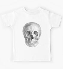 Albinus Skull 01 - Back To The Basic - White Background Kids Tee