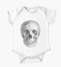 Albinus Skull 01 - Back To The Basic - White Background One Piece - Short Sleeve