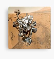 NASA's Curiosity Self-Portrait Metal Print