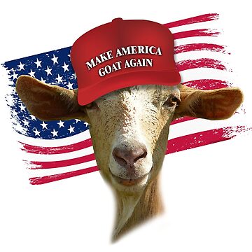 Artwork thumbnail, Make America GOAT Again Golden Guernsey Goat by IconicTee