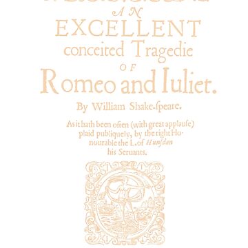 Imagen de la obra Shakespeare, Romeo y Julieta. Versión oscura de la ropa de bibliotee