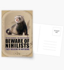 Beware of Nihilists Postcards