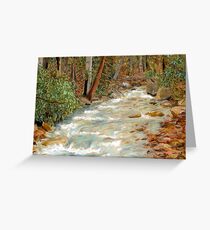 Linn Run, Laurel Ridge, Allegheny Mountains David Olson Greeting Card