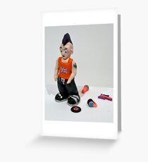 Punk Greeting Card
