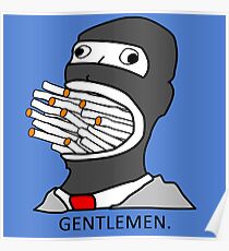 Gentlemen TF2 Spy Poster
