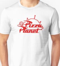 Pizza Planet! Ooooohhh! Slim Fit T-Shirt