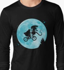 E.T. vs Aliens - transparent Long Sleeve T-Shirt