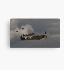 317 'Polish' Squadron Spitfires Canvas Print