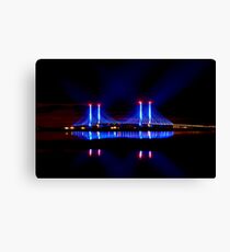 Reflecting Bridge Canvas Print