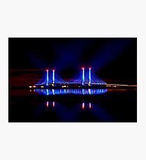 Reflecting Bridge Photographic Print
