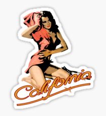 Pinup Girl California Sticker