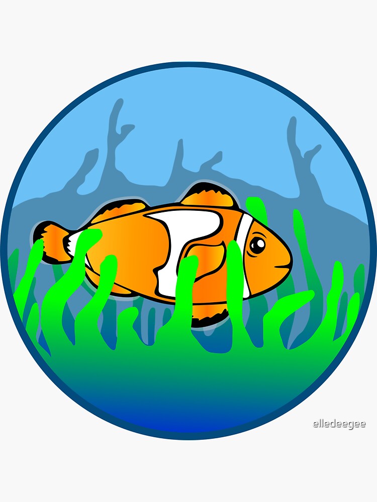 Happy Clown Fish by elledeegee