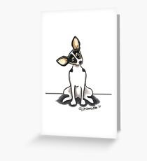 Rat Terrier Sit Pretty Greeting Card