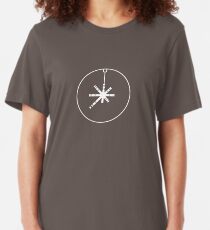 Thermal Exhaust Port (White) Slim Fit T-Shirt