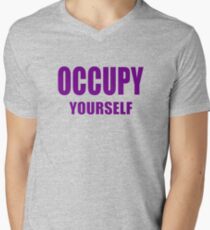 OCCUPY - yourself Men's V-Neck T-Shirt